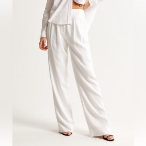 Abercrombie Sloane Tailored Linen Blend Pant